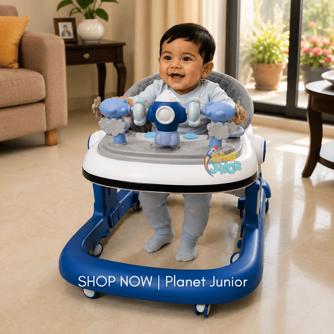 4-in-1 Foldable Baby Learning Walker with Activity Toy Tray