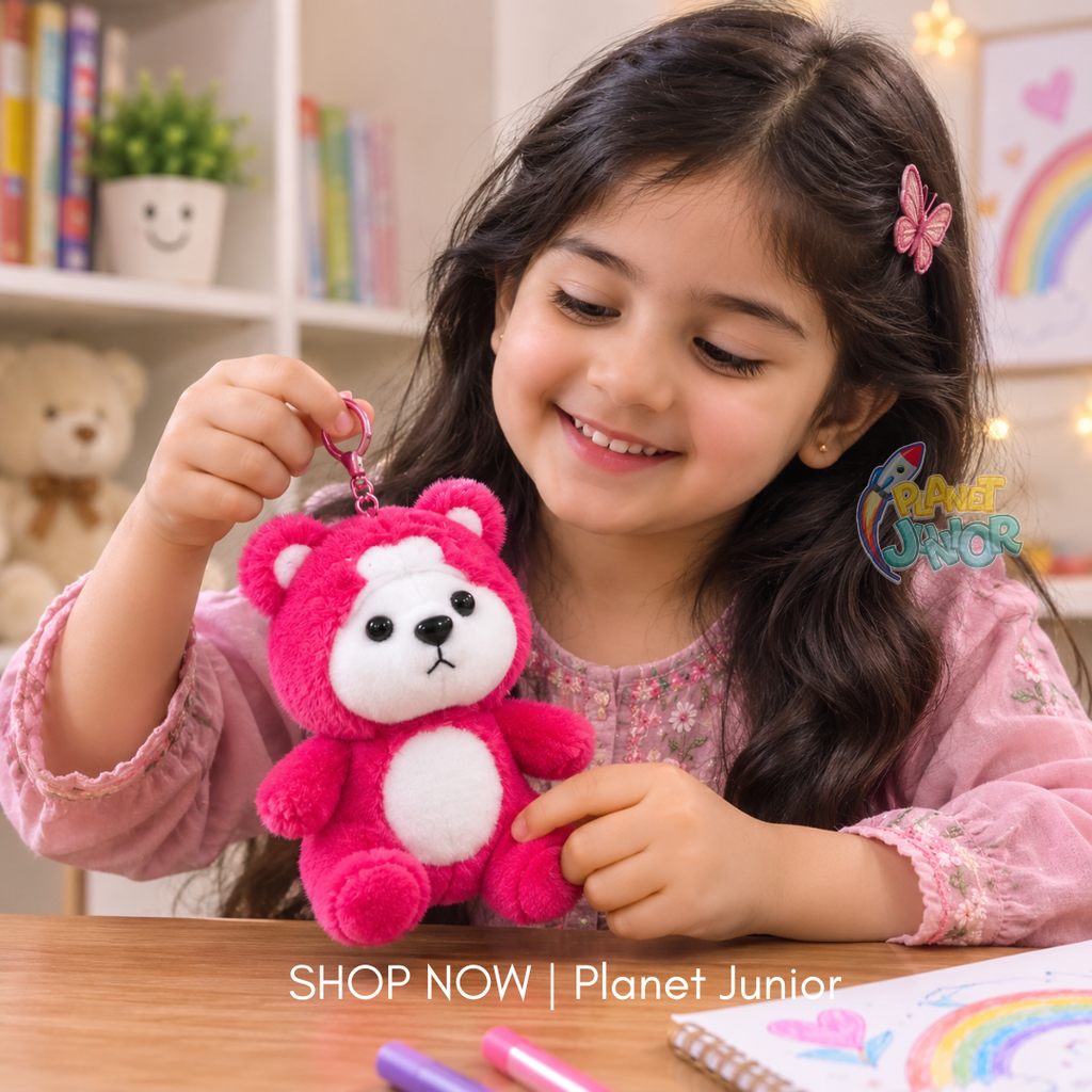 Soft Stuff Hoodie Bear Keychain