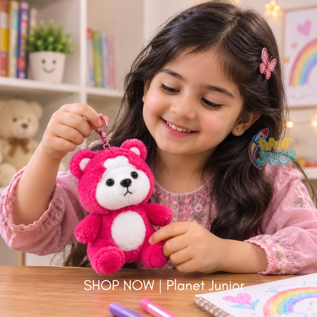 Soft Stuff Hoodie Bear Keychain