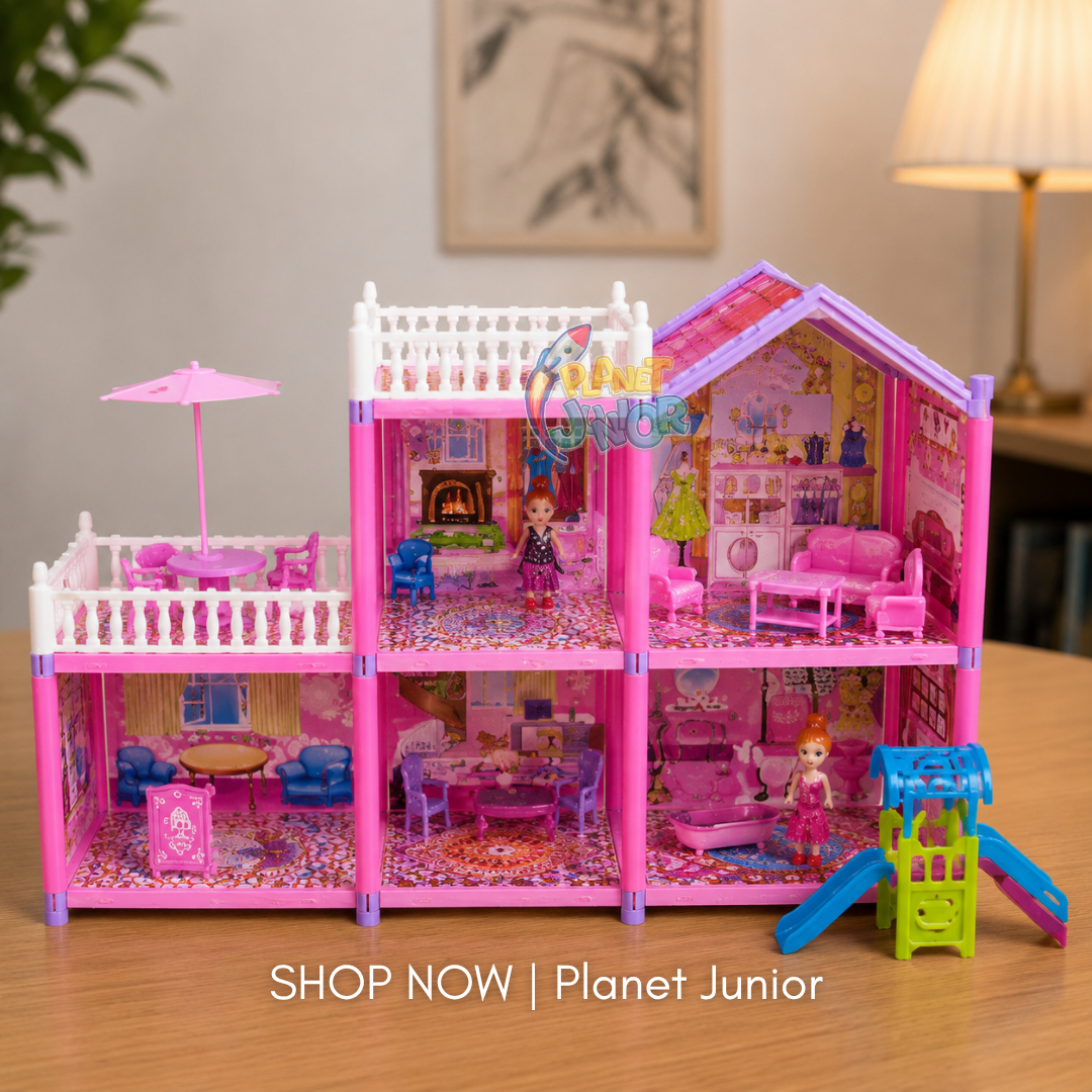 Holiday Villa Doll House Playset for Kids