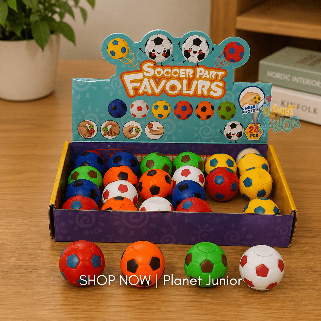 Mini Football Squeeze & Pop Sensory Fidget Toy | 1 Pc