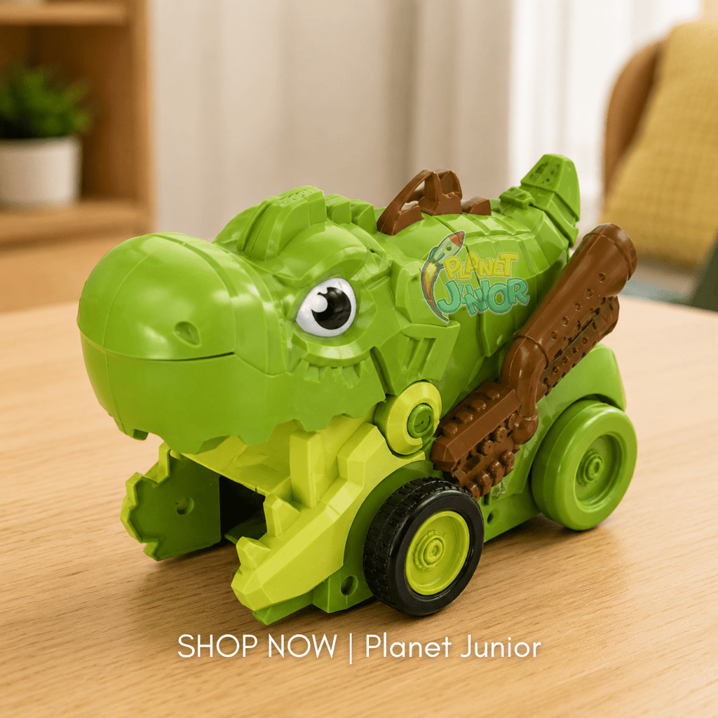 Rechargeable RC Dinosaur Car with Snake-Style Chasing Game