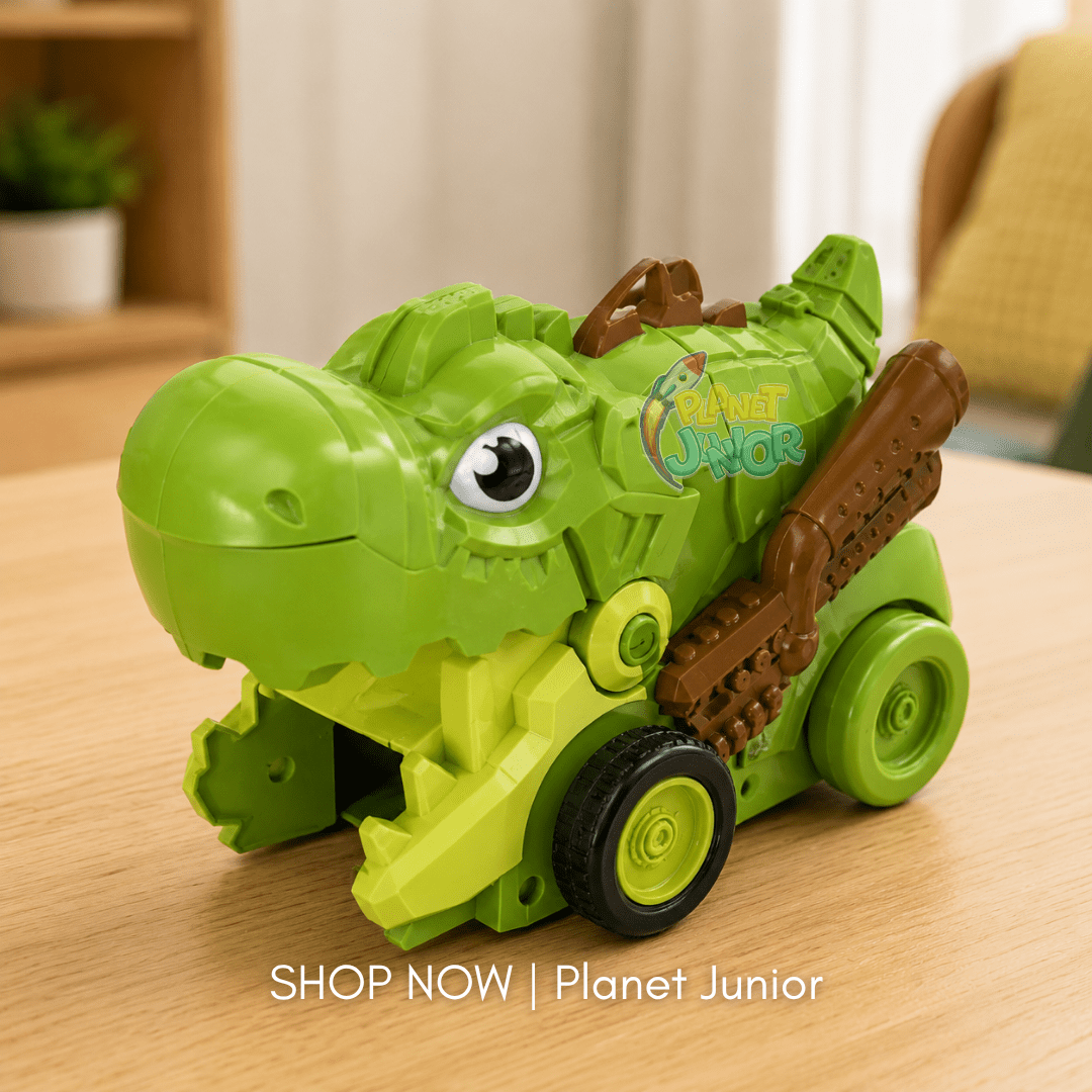 Rechargeable RC Dinosaur Car with Snake-Style Chasing Game