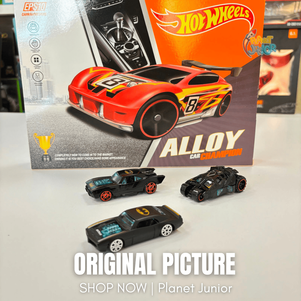 10-Piece Batman-Themed Die-Cast Alloy Car Collection