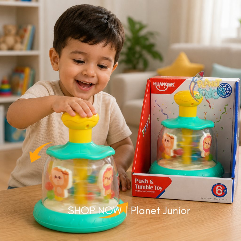 Push & Tumble Spinning Activity Toy for Babies