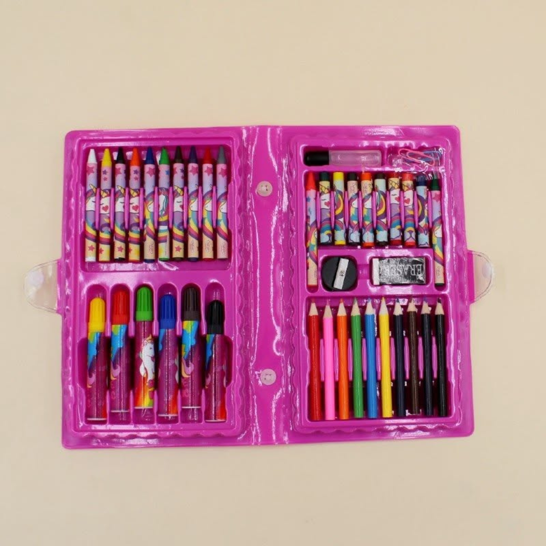 Unicorn Kids Coloring & Art Set | 86 pcs
