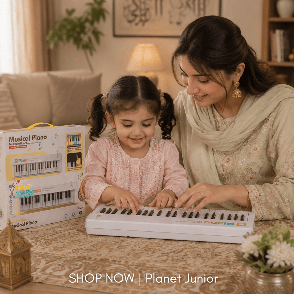 Kids Musical Piano Keyboard with Dazzling Lights & 32 Keys