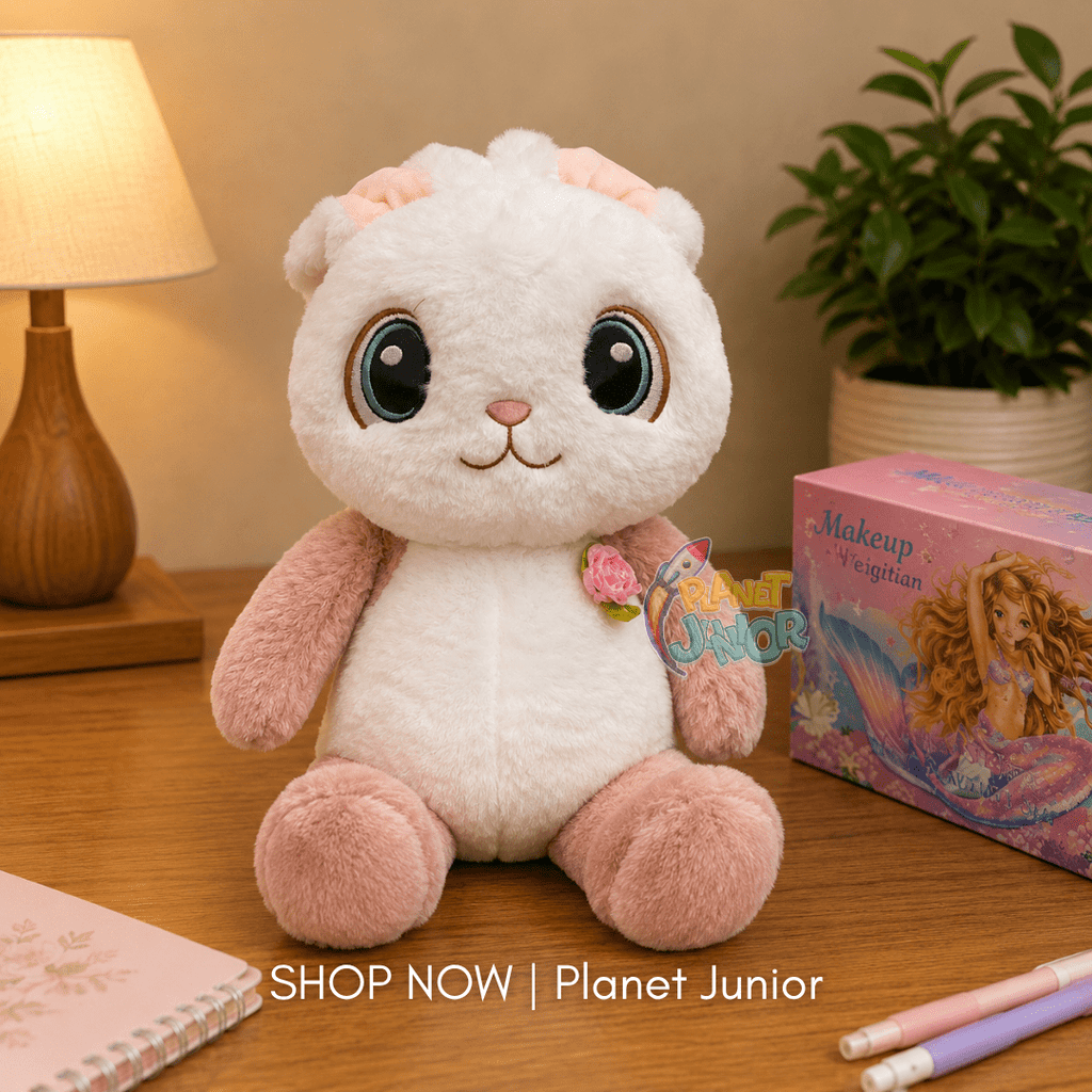 Adorable Big-Eyed Bunny Soft Plush Toy for Kids