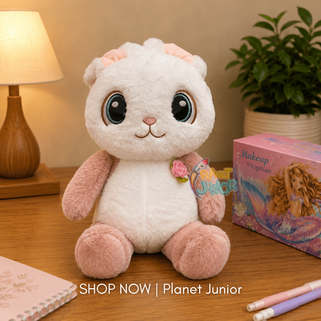 Adorable Big-Eyed Bunny Soft Plush Toy for Kids