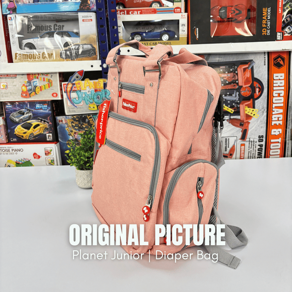 🎒 Fisher-Price Multi-Pocket Diaper Backpack