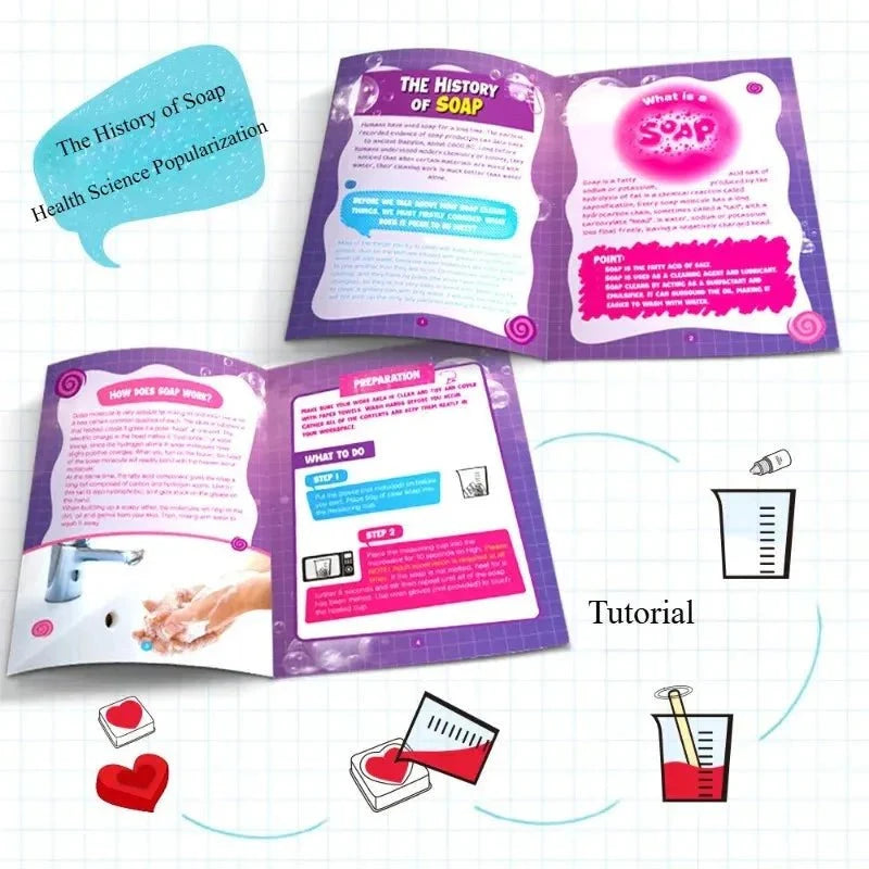 DIY Soap Making Science Kit for Kids – Create Colorful Scented Soaps at Home