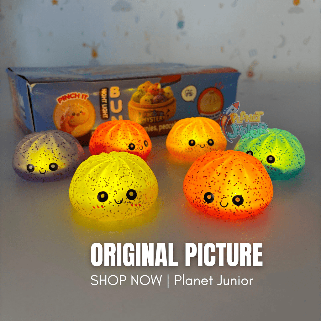 Cute Bun Light-Up Night Lamp – Soft Glow Kids Room Light