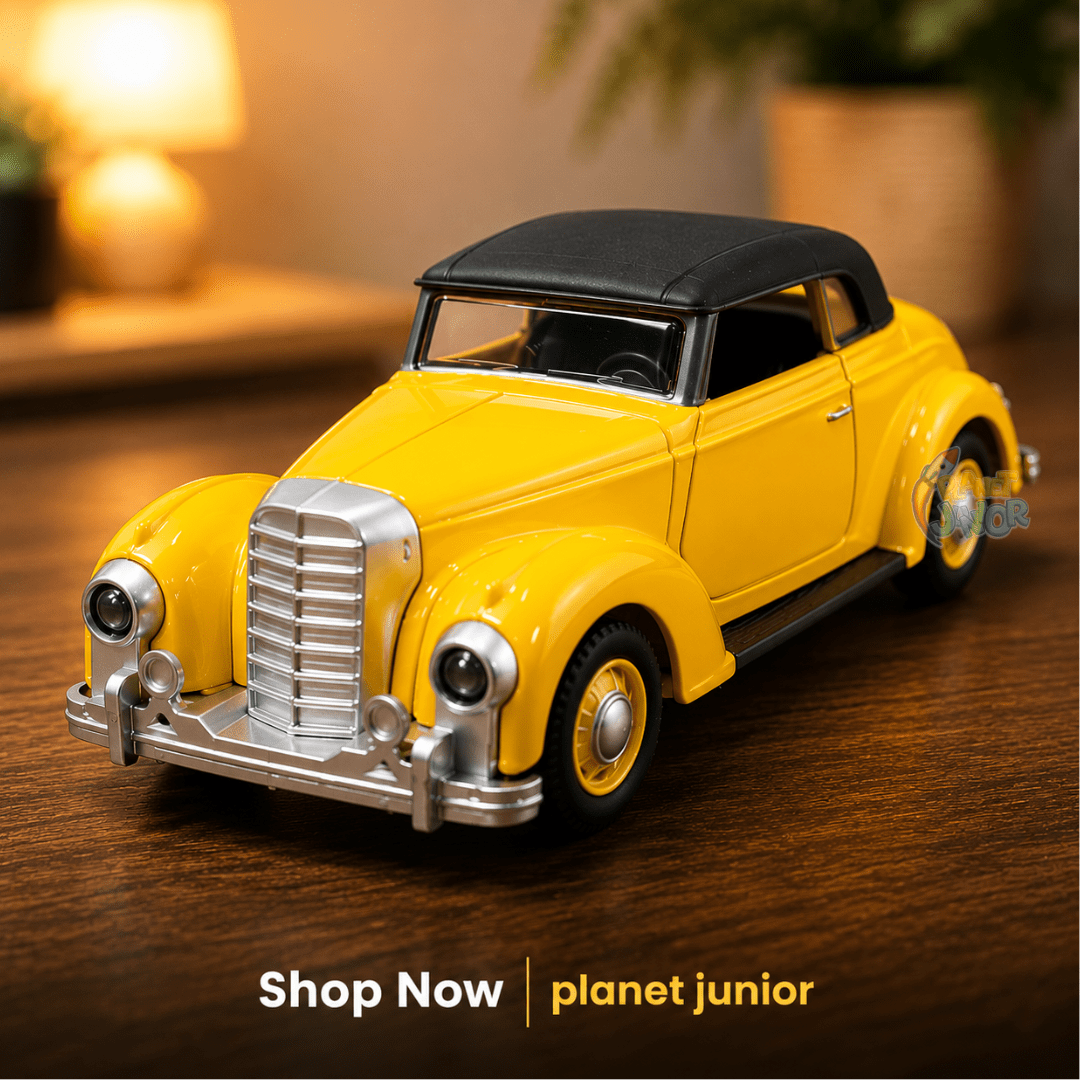 1:32 Mercedes-Benz 220 Cabriolet Classic Die-Cast Vintage Car | 1 Pc