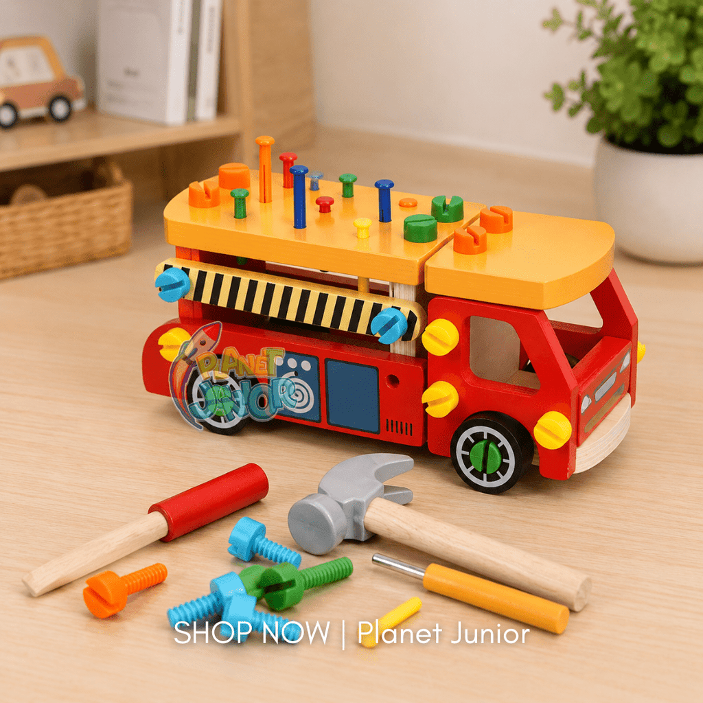 Multifunctional Take-Apart & Assembly Nut Truck Tool Playset for Kids