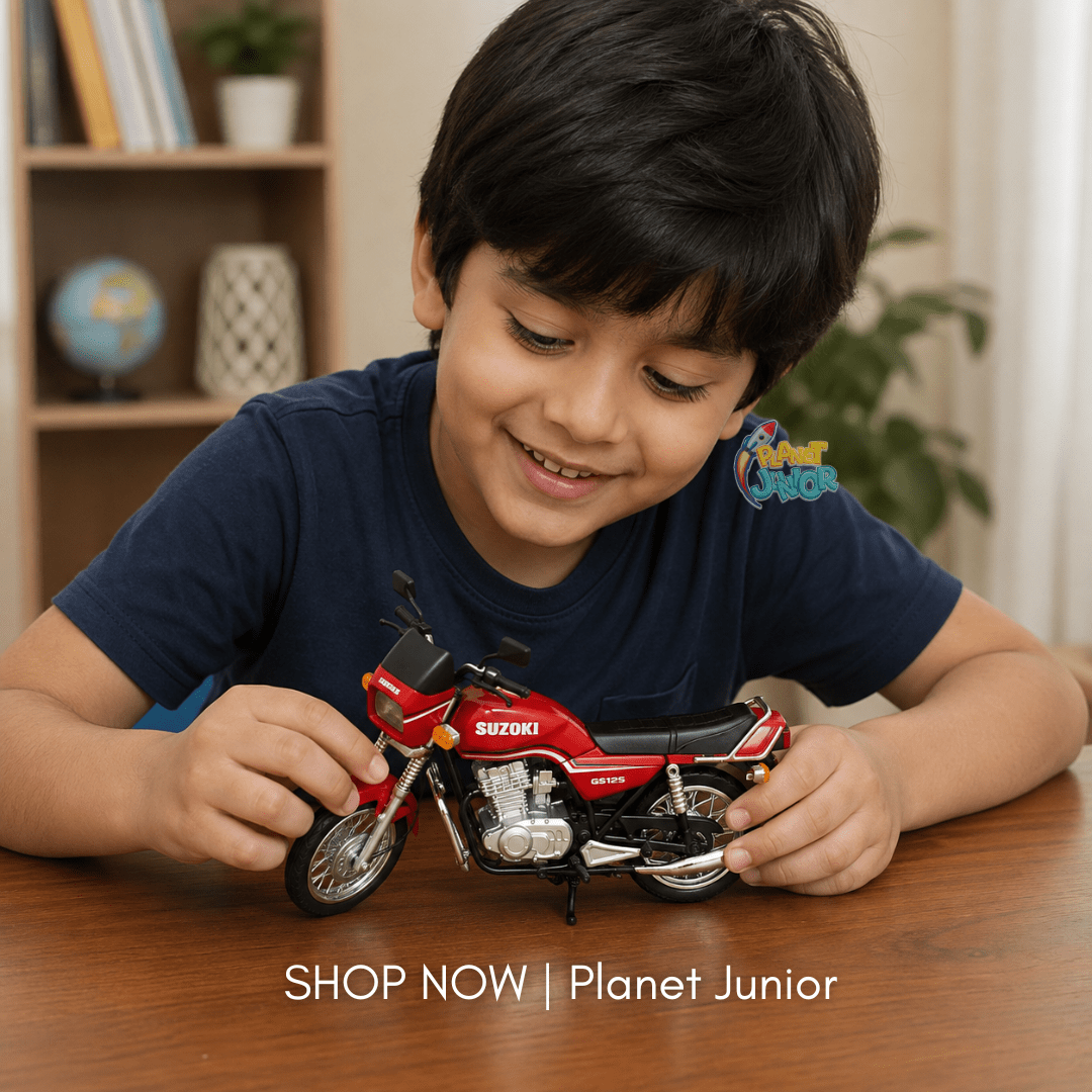 Alloy Super Bike Die-Cast Motorcycle Model with Lights & Sound