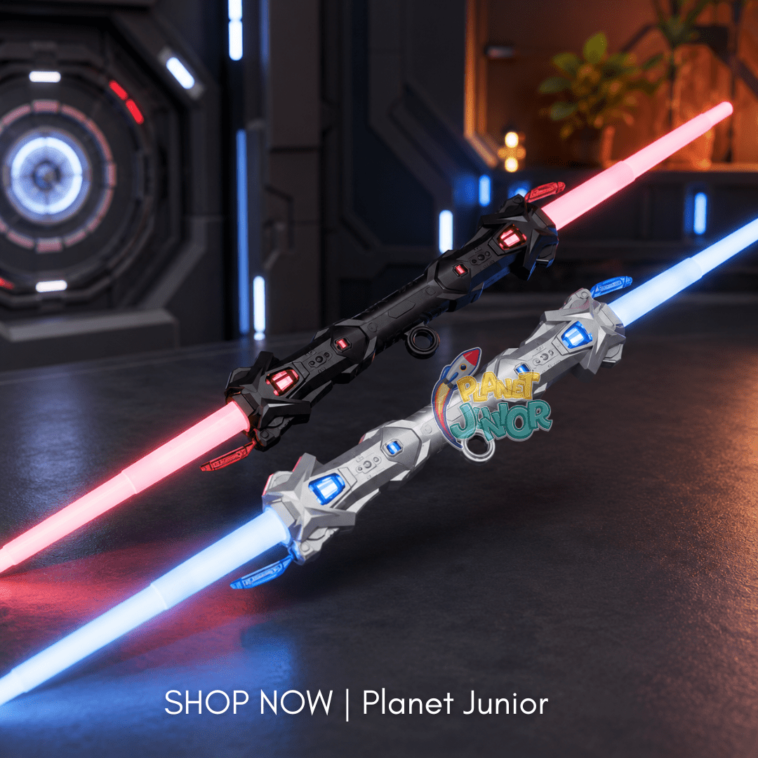 ⚔️ LED Double-Headed Chargeable Telescopic Sword – Light-Up Action