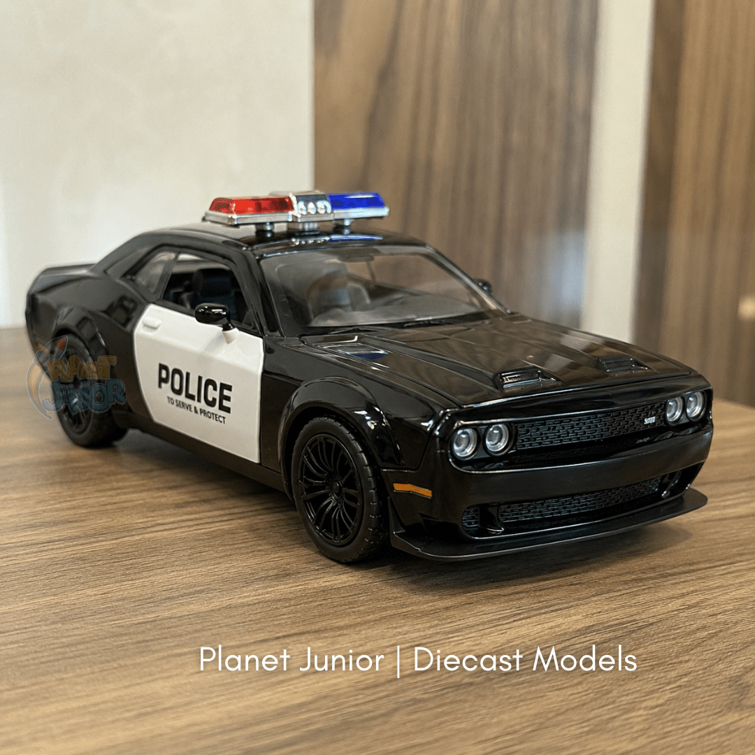 1:24 Scale Dodge Challenger SRT Police Die-Cast Model Car
