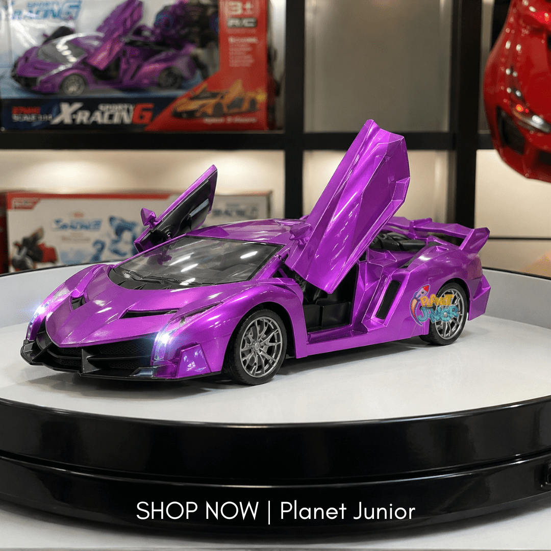 1:14 Scale Lamborghini-Inspired Remote Control Sports Racing Car with Opening Doors