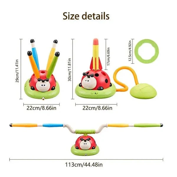 3 in 1 Ladybug Multifunction Exercise Machine