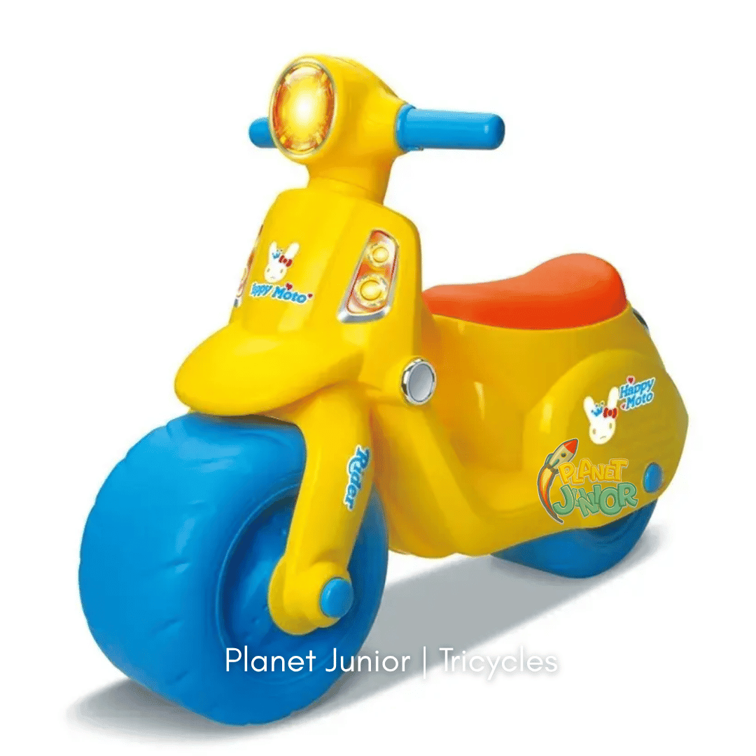🛵 Happy Moto Kids Foot-to-Floor Balance Bike