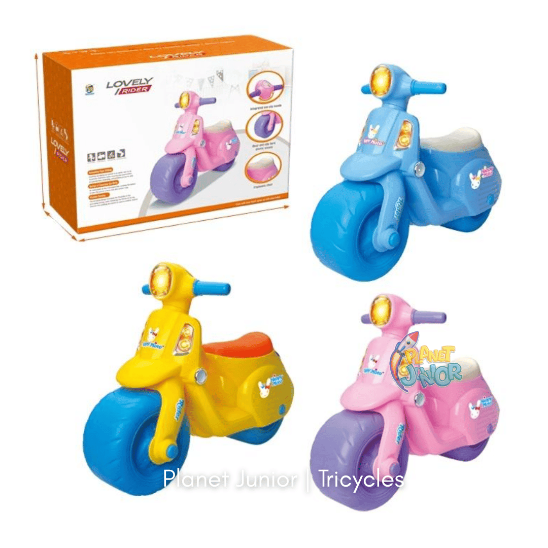 🛵 Happy Moto Kids Foot-to-Floor Balance Bike