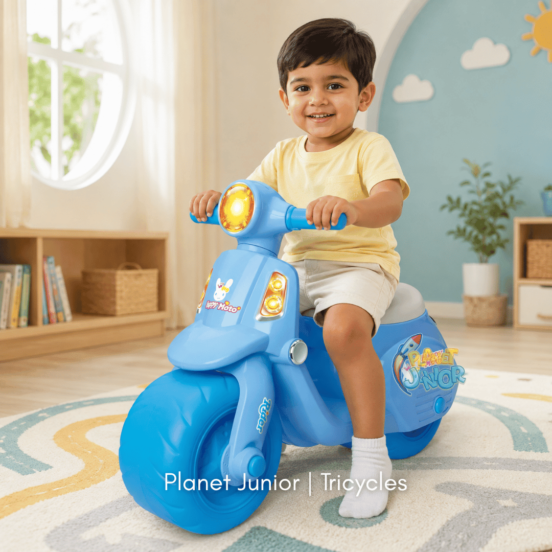 🛵 Happy Moto Kids Foot-to-Floor Balance Bike