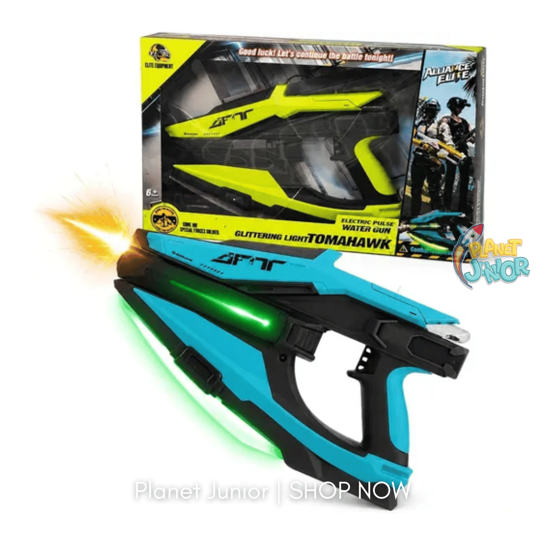Electric LED Water Blaster Toy – Automatic Continuous Shooting, Type-C Rechargeable Water Gun