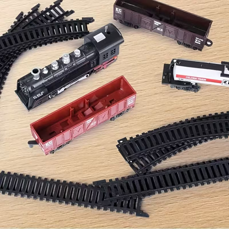 Rail King Large Electric Train Set – Realistic Railway Adventure with Lights & Sounds