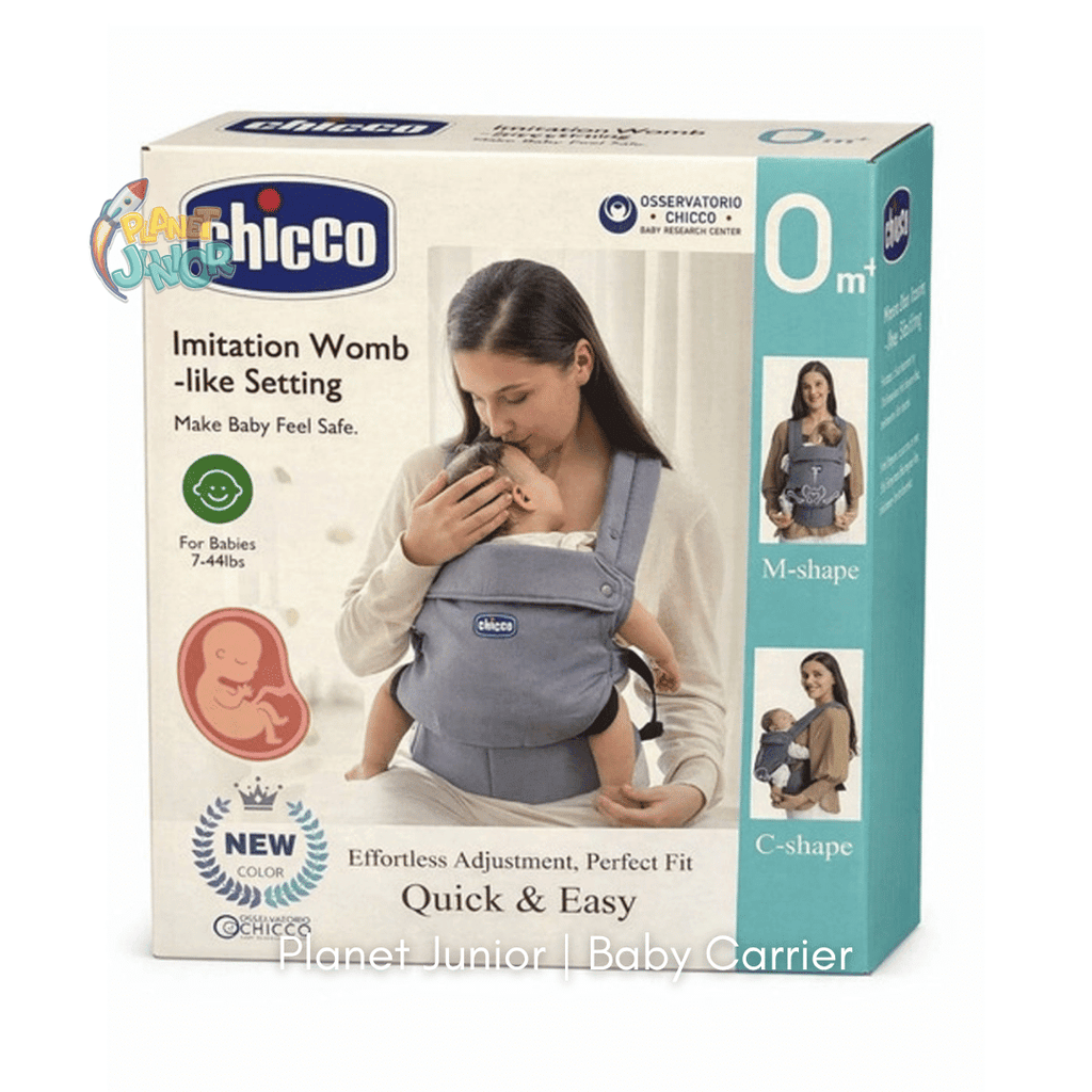 👶 Chicco Baby Carrier – Ergonomic M & C Shape Design, Soft Support, Adjustable Straps & Waist Belt