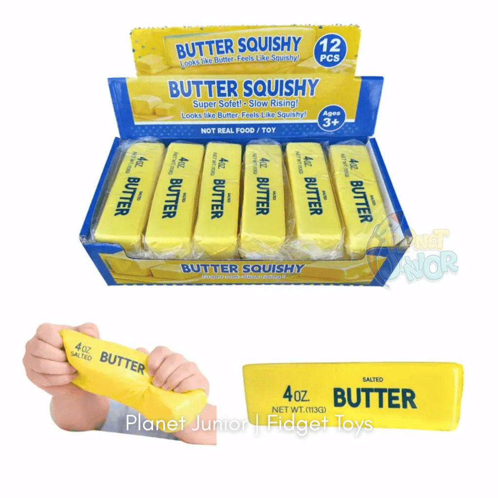 Squishy Realistic Butter Stick – Super Soft Slow-Rising Sensory Toy | 1 Pc
