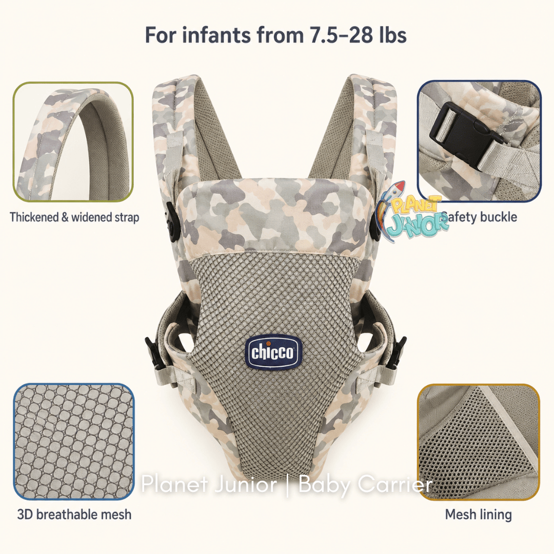 Chicco Soft & Dream Baby Carrier – 3-in-1 Ergonomic Baby Carrier