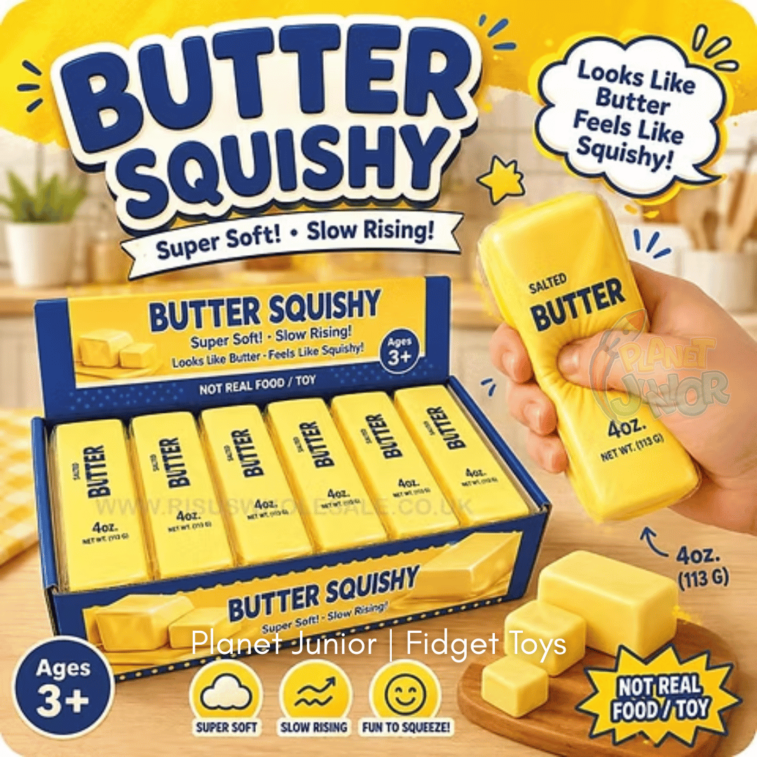 Squishy Realistic Butter Stick – Super Soft Slow-Rising Sensory Toy | 1 Pc
