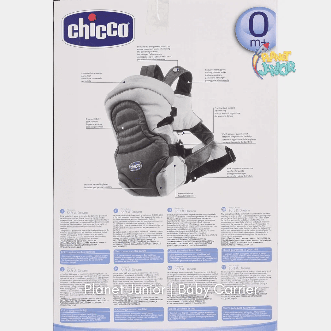 Chicco Soft & Dream Baby Carrier – 3 Position Ergonomic Carrier