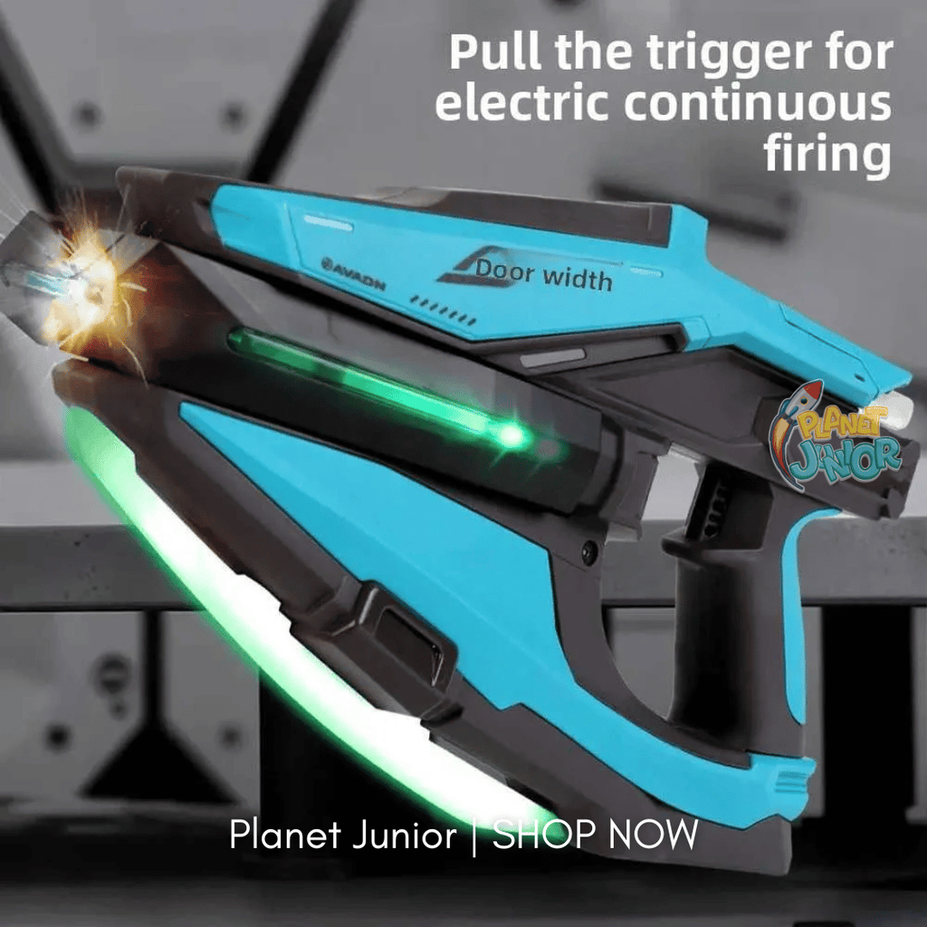 Electric LED Water Blaster Toy – Automatic Continuous Shooting, Type-C Rechargeable Water Gun