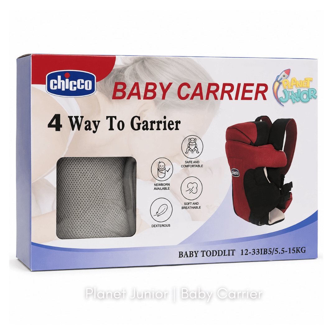 Chicco 4-Way Baby Carrier – Breathable Padded Support & Adjustable Straps