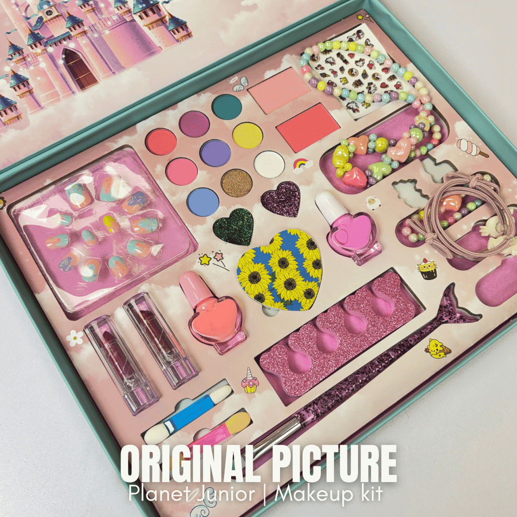 Beauty Cosmetics & Nail Art Box – Glam Makeup & Creative Styling Set