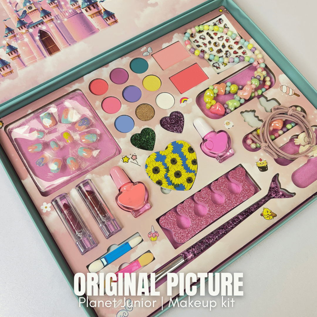Beauty Cosmetics & Nail Art Box – Glam Makeup & Creative Styling Set
