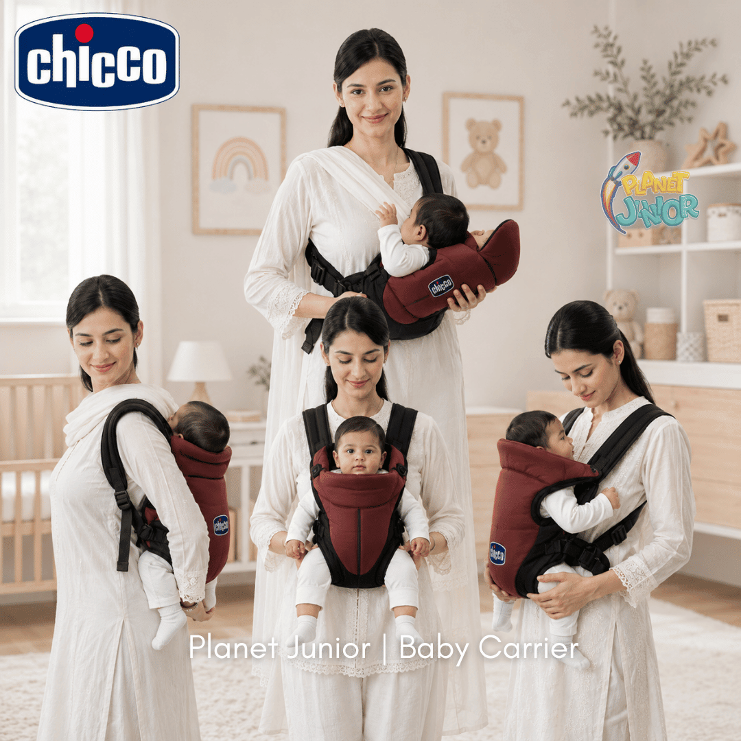 Chicco 4-Way Baby Carrier – Breathable Padded Support & Adjustable Straps