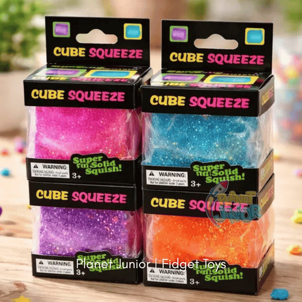 Super Squish Glitter Squeeze Cube | 1 Pc