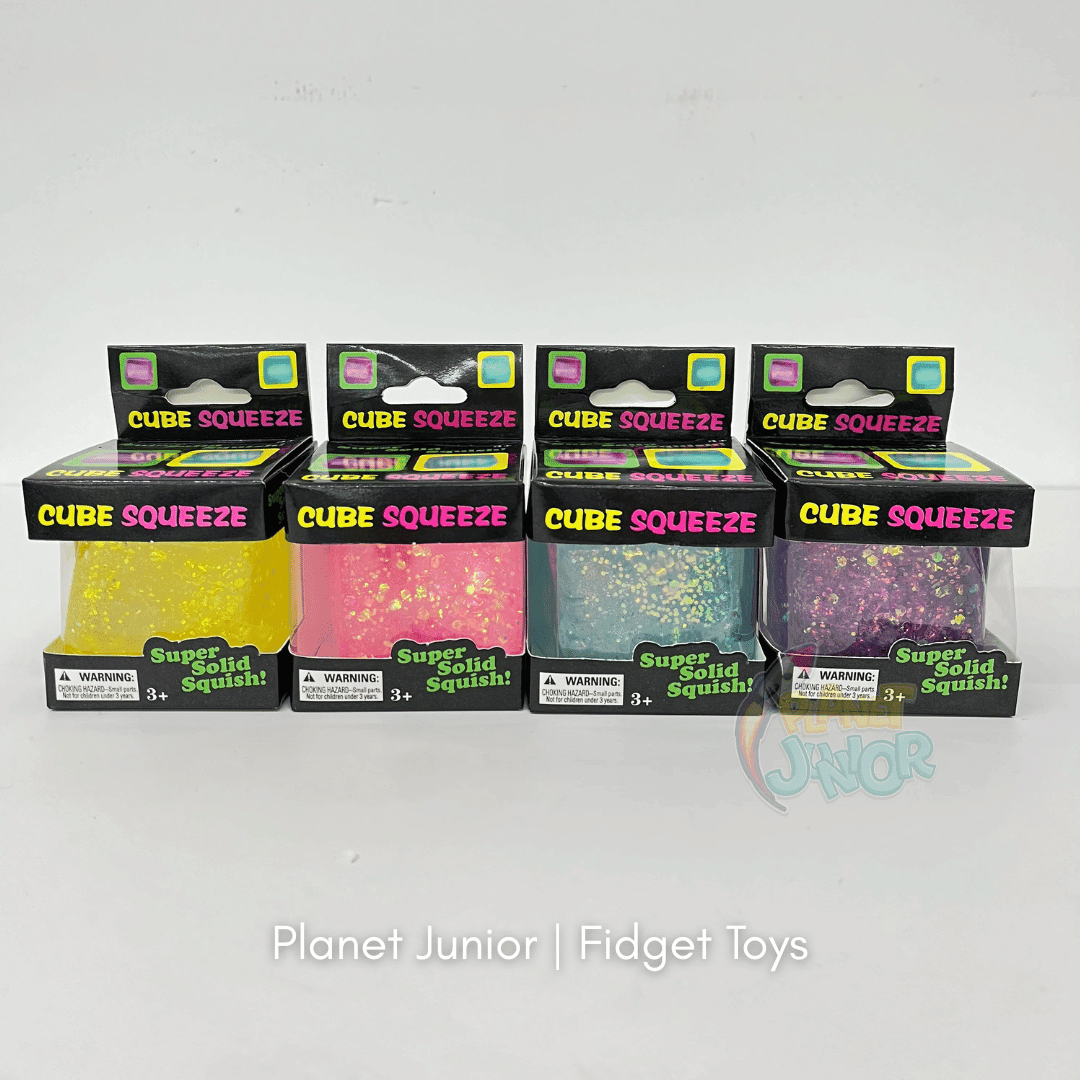 Super Squish Glitter Squeeze Cube | 1 Pc