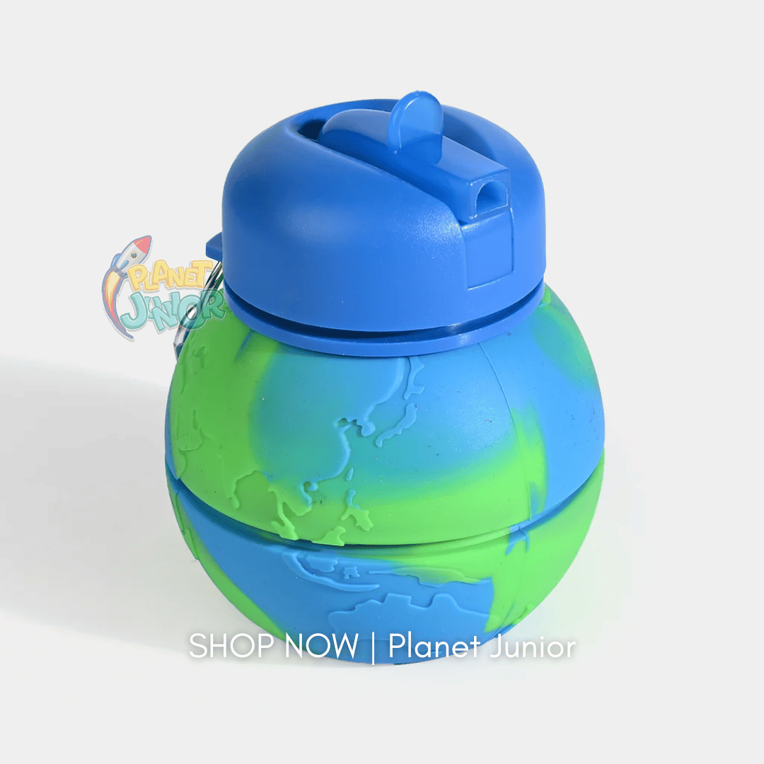 Collapsible Silicone Water Bottle for Kids – Foldable Leakproof Travel Bottle | 500–600ml
