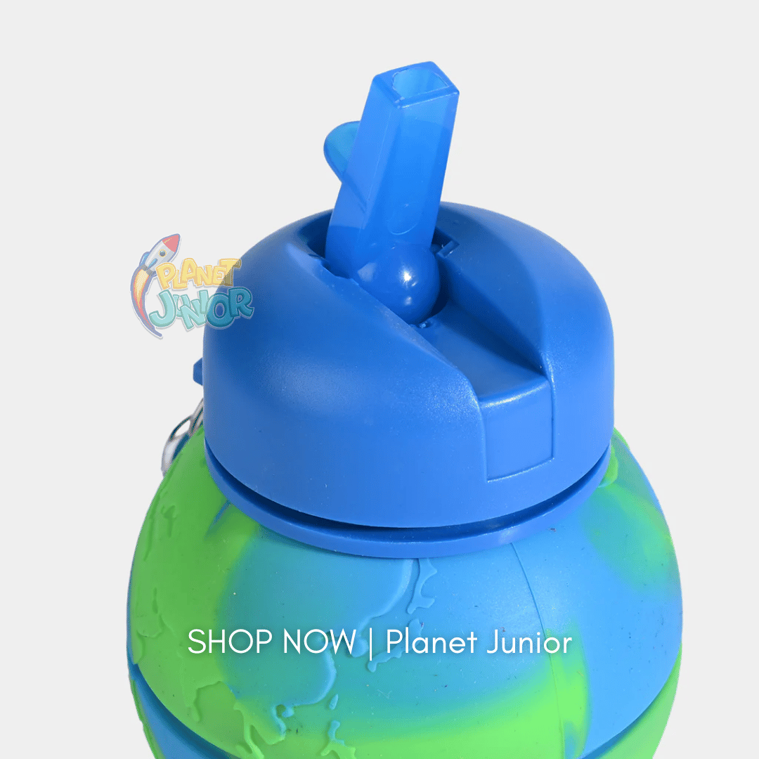 Collapsible Silicone Water Bottle for Kids – Foldable Leakproof Travel Bottle | 500–600ml