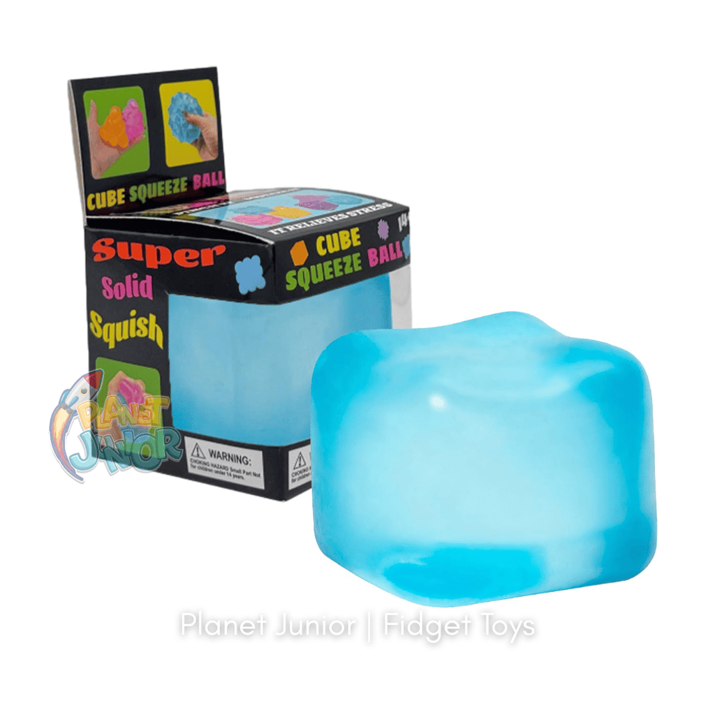 Super Squish Stress Cube – Slow-Rising Sensory Squeeze Toy | 1 Pc