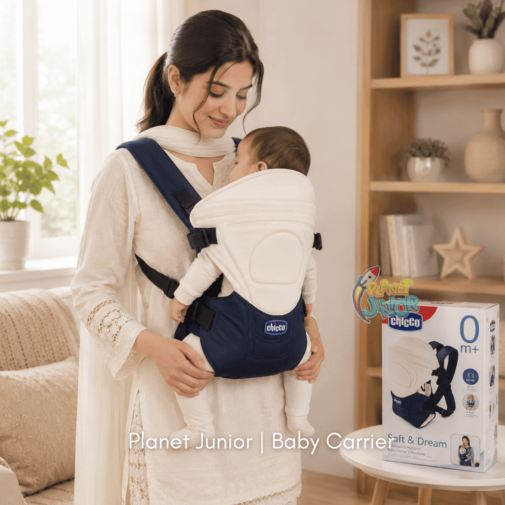 Chicco Soft & Dream 3-Position Baby Carrier – Newborn to Growing Baby, Breathable Fabric & Extra-Padded Straps