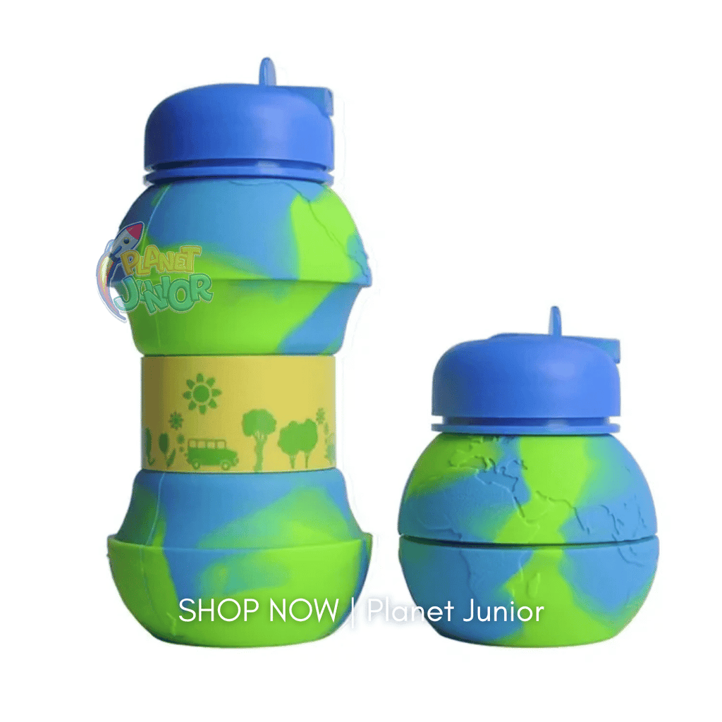 Collapsible Silicone Water Bottle for Kids – Foldable Leakproof Travel Bottle | 500–600ml