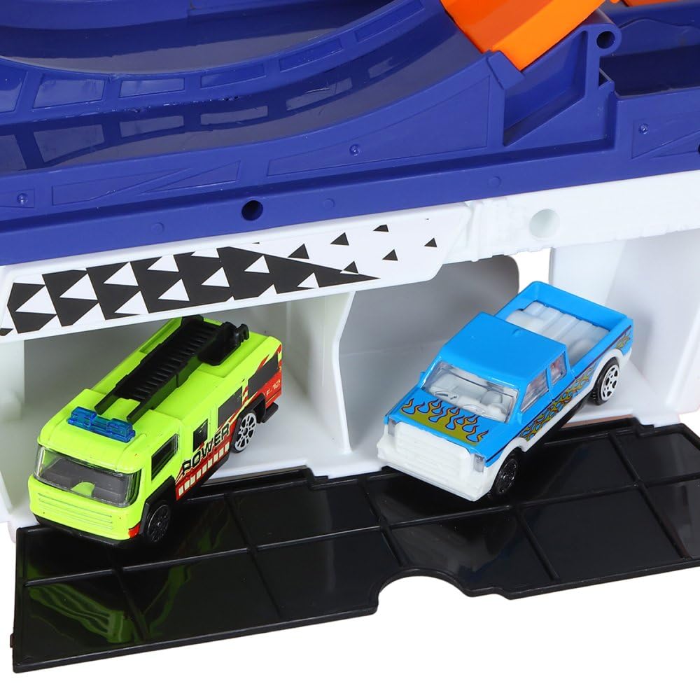 360° Stunt Carrier Truck – Loop Racing Track with Launcher