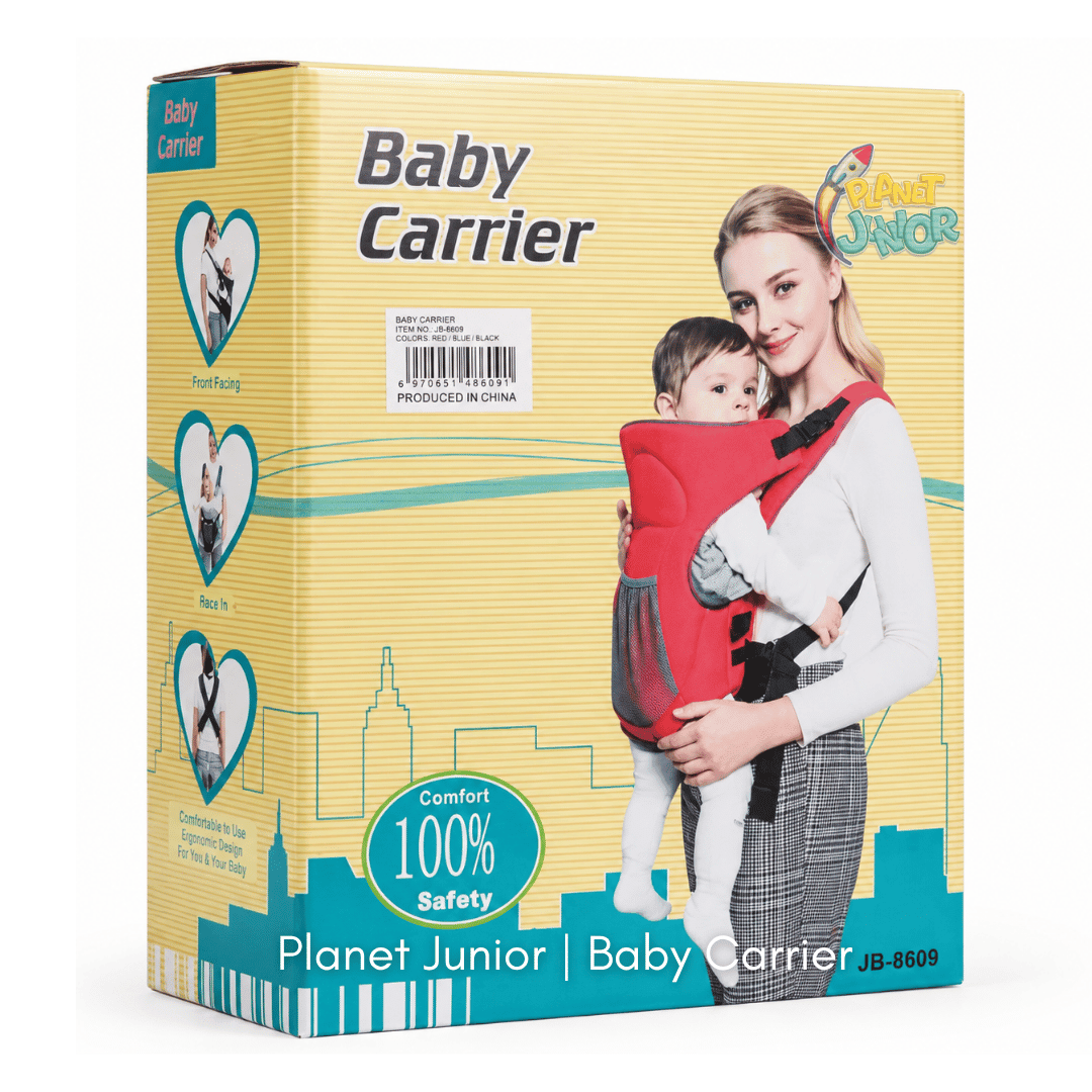 Baby Carrier – 2-Position Ergonomic Baby Carrier, Breathable Fabric & Adjustable Straps