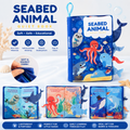 Seabed Animals Cloth Quiet Book for Babies