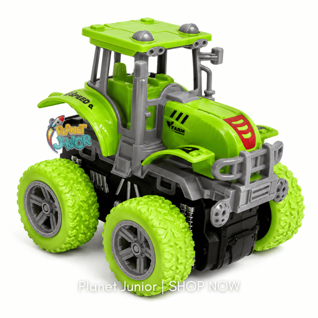 Friction-Powered Stunt Farm Tractor | 1 Pc
