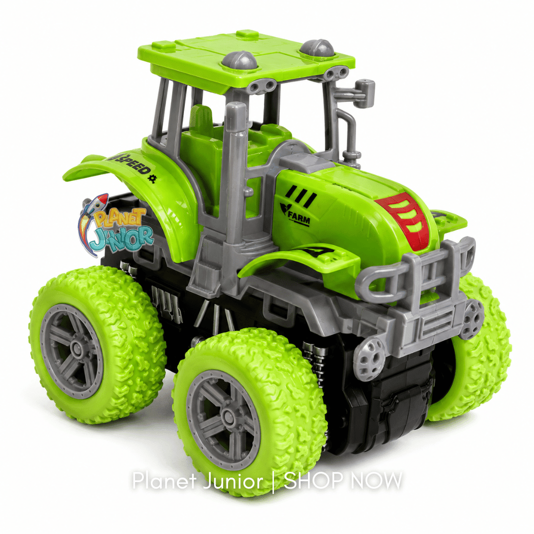 Friction-Powered Stunt Farm Tractor | 1 Pc